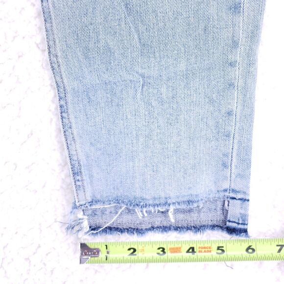 Rag and Bone Dre Destroyed Capri Women Size 27 Mid-Rise Denim Jeans Casual Pants - Picture 5 of 11